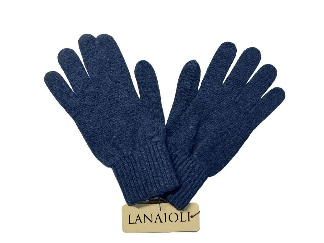 Guanti da uomo in cashmere rigenerato, morbidi e caldi, perfetti per l'inverno.