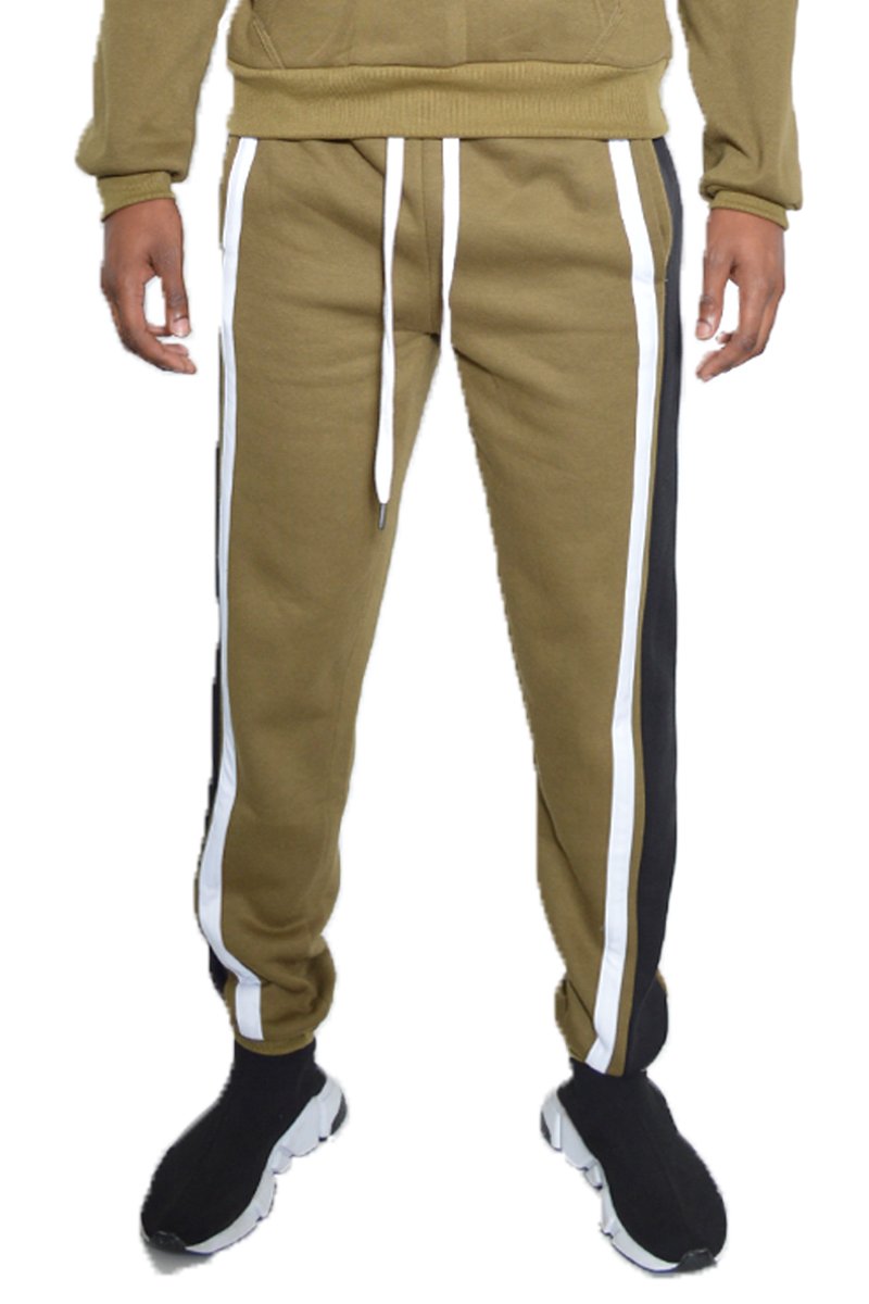 MARX Cotton Sweat Pants in a casual setting, showcasing their soft fabric and standard pockets.