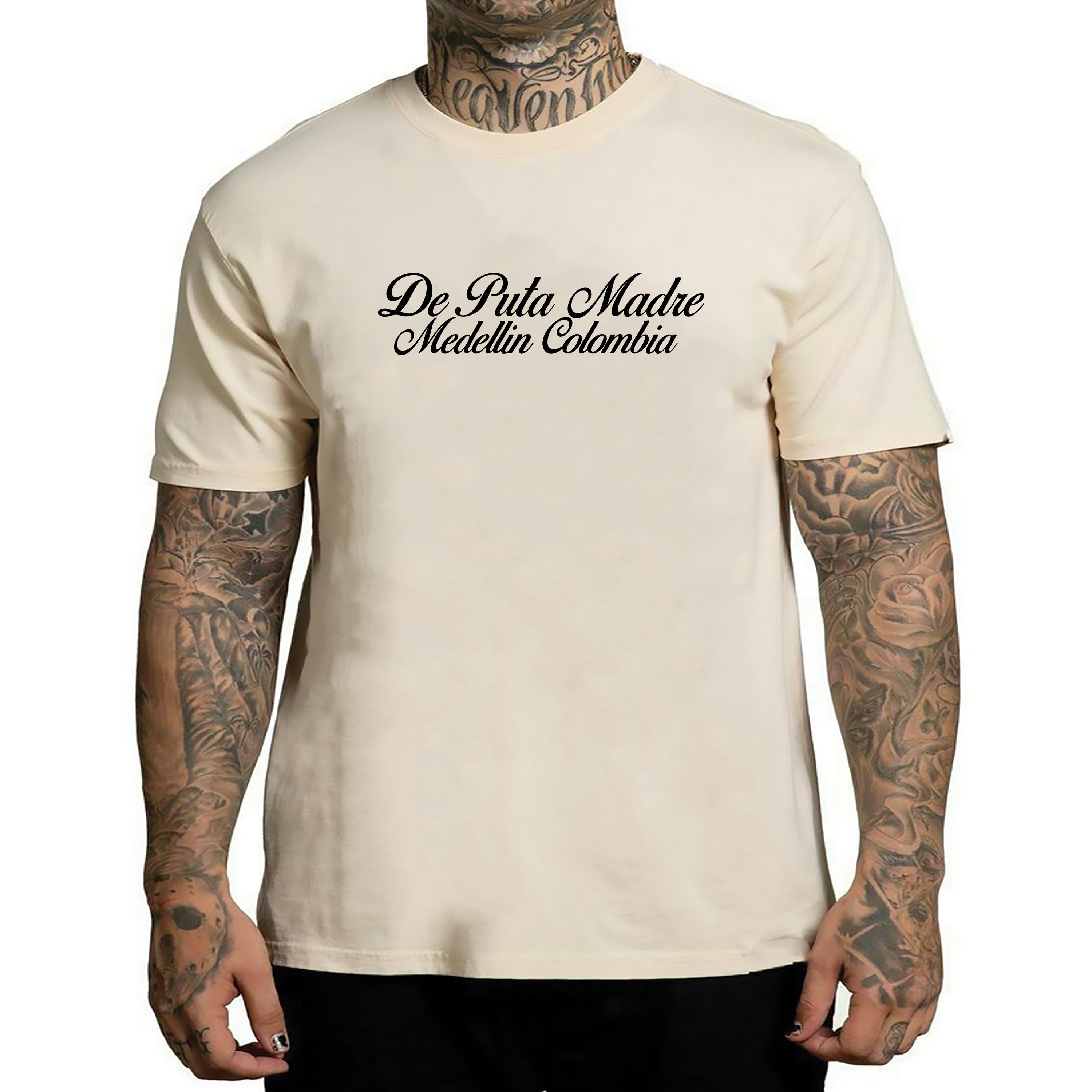 Men's crew-neck t-shirt featuring a trendy Narcos print, made from 100% jersey cotton with high-quality finishing.