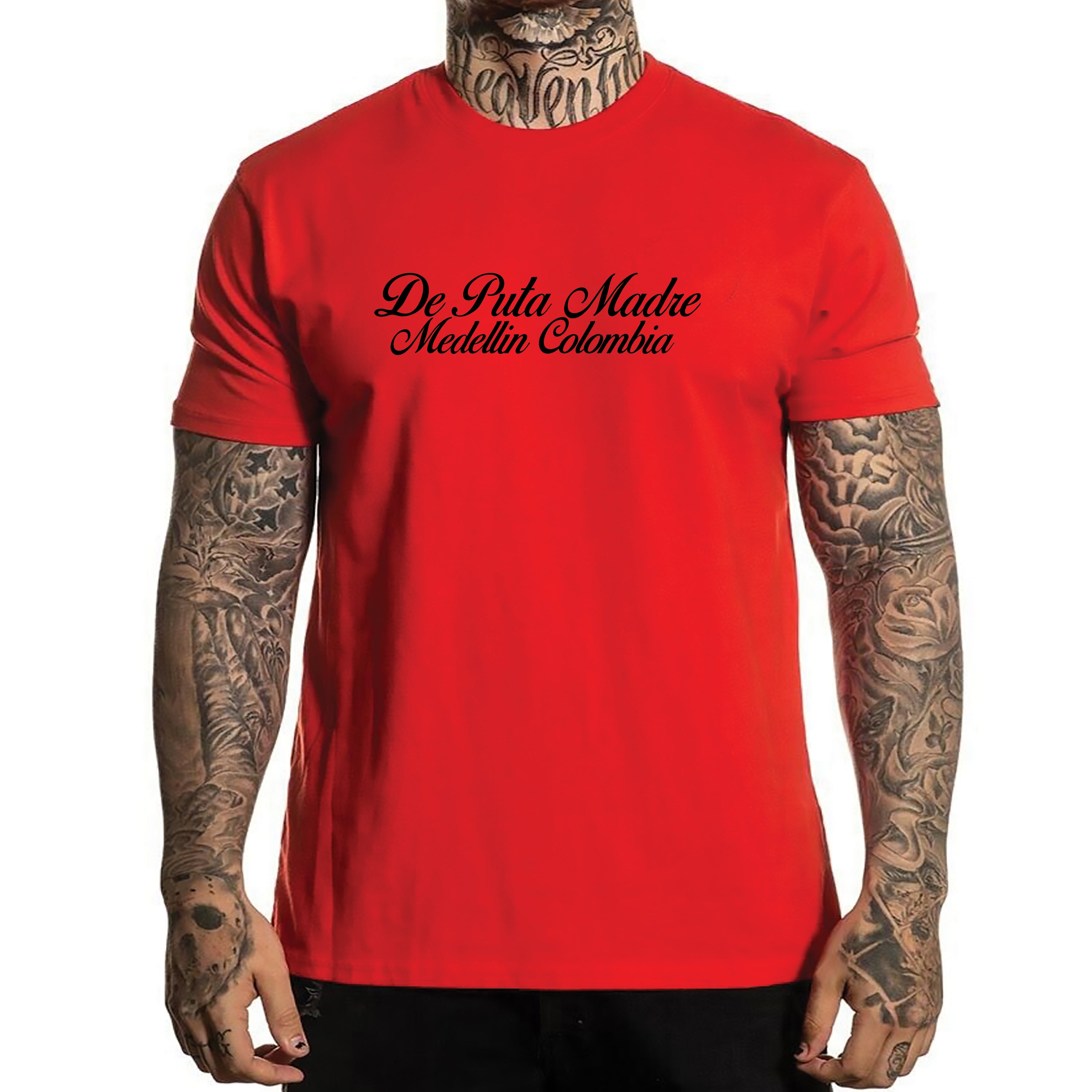 Men's crew-neck t-shirt featuring a trendy Narcos print, made from 100% jersey cotton with high-quality finishing.