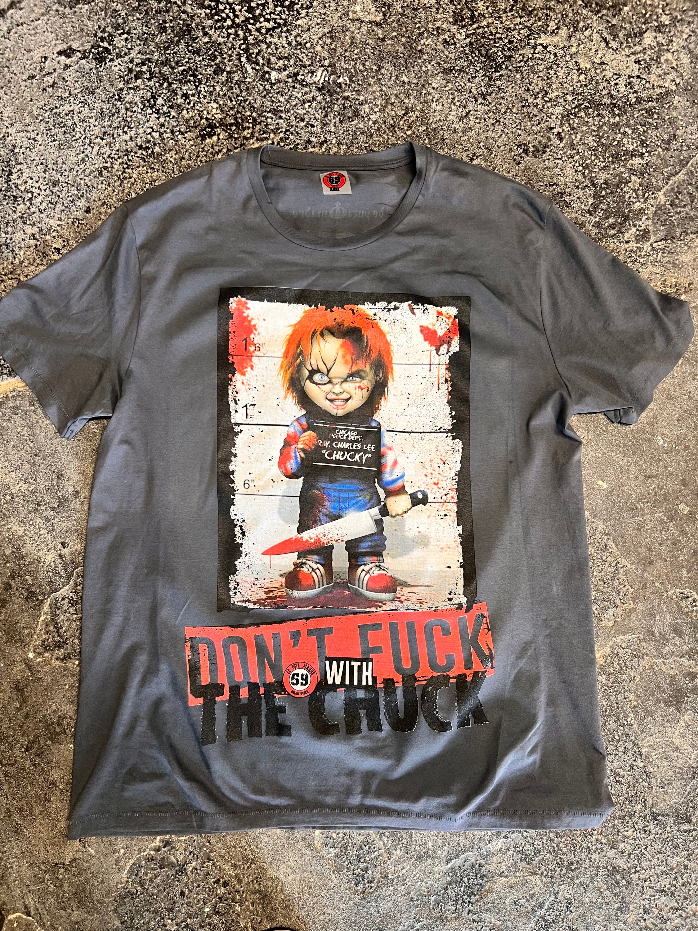 Men's T-Shirt design The Chuck featuring trendy prints and high-quality cotton material, showcasing a stylish and comfortable fit.