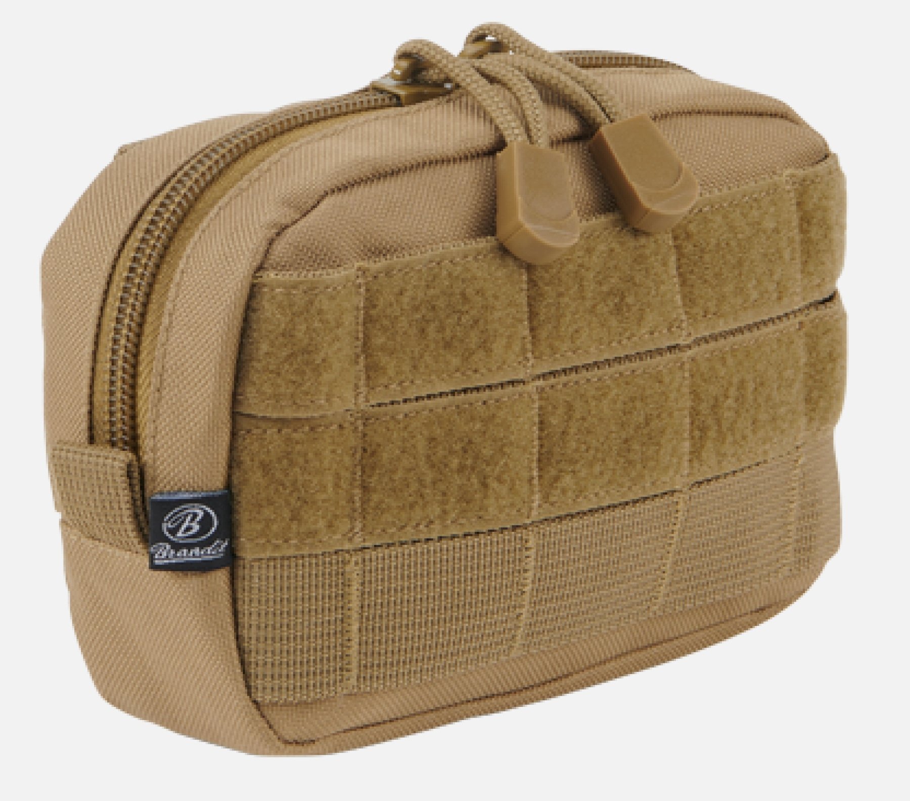 Molle Pouch Compact made of durable DEN600 polyester, featuring PALS loops and a high-quality zipper, ideal for tactical and outdoor use.