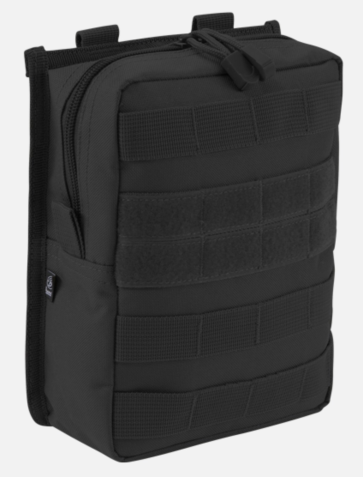 Molle Pouch Cross made from durable 600DEN polyester, featuring PALS fastening loops, high-quality zipper, and internal pockets for organization.