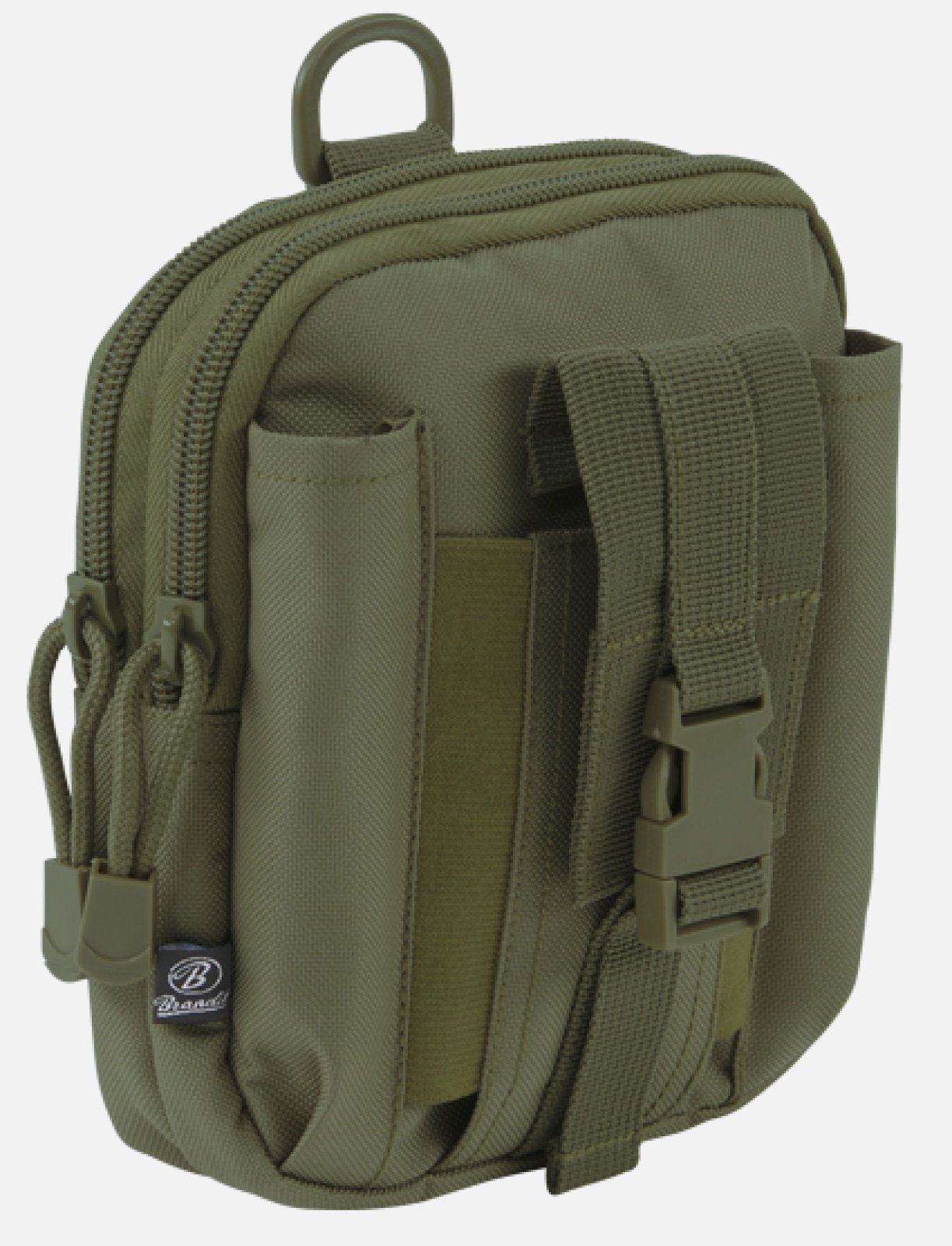 Molle Pouch Functional made from durable 600DEN polyester, featuring multiple compartments and PALS fastening loops for versatile attachment.