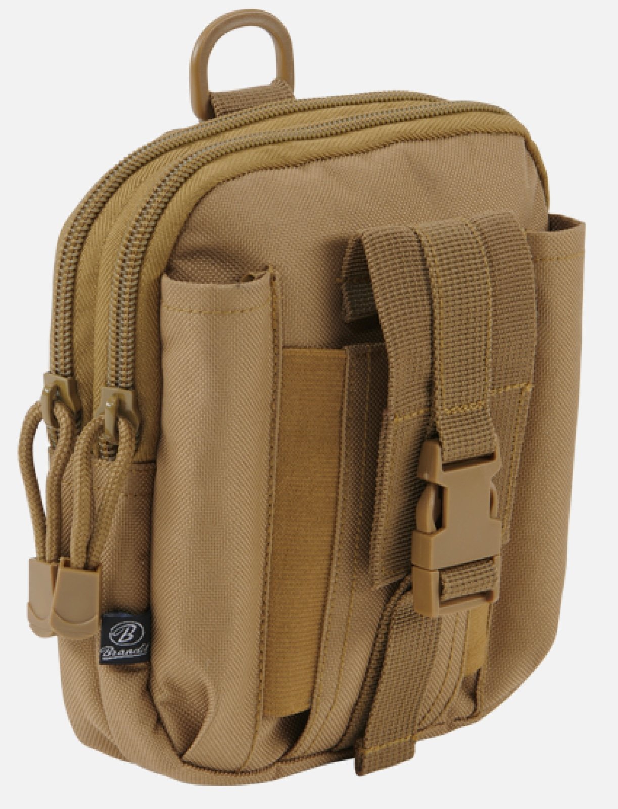 Molle Pouch Functional made from durable 600DEN polyester, featuring multiple compartments and PALS fastening loops for versatile attachment.