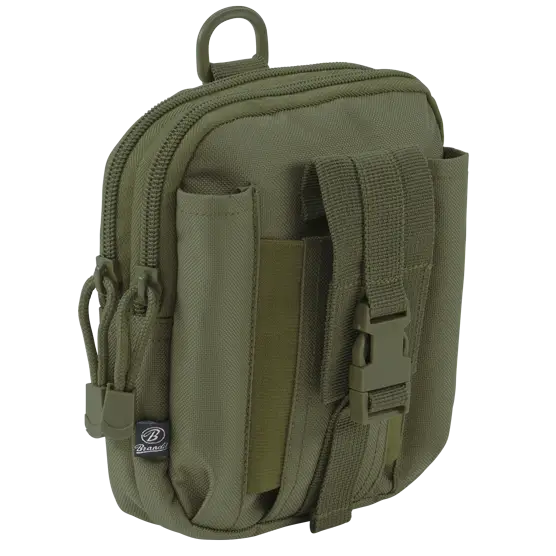 Molle Pouch Functional made from durable 600DEN polyester, featuring multiple compartments and PALS fastening loops for versatile attachment.