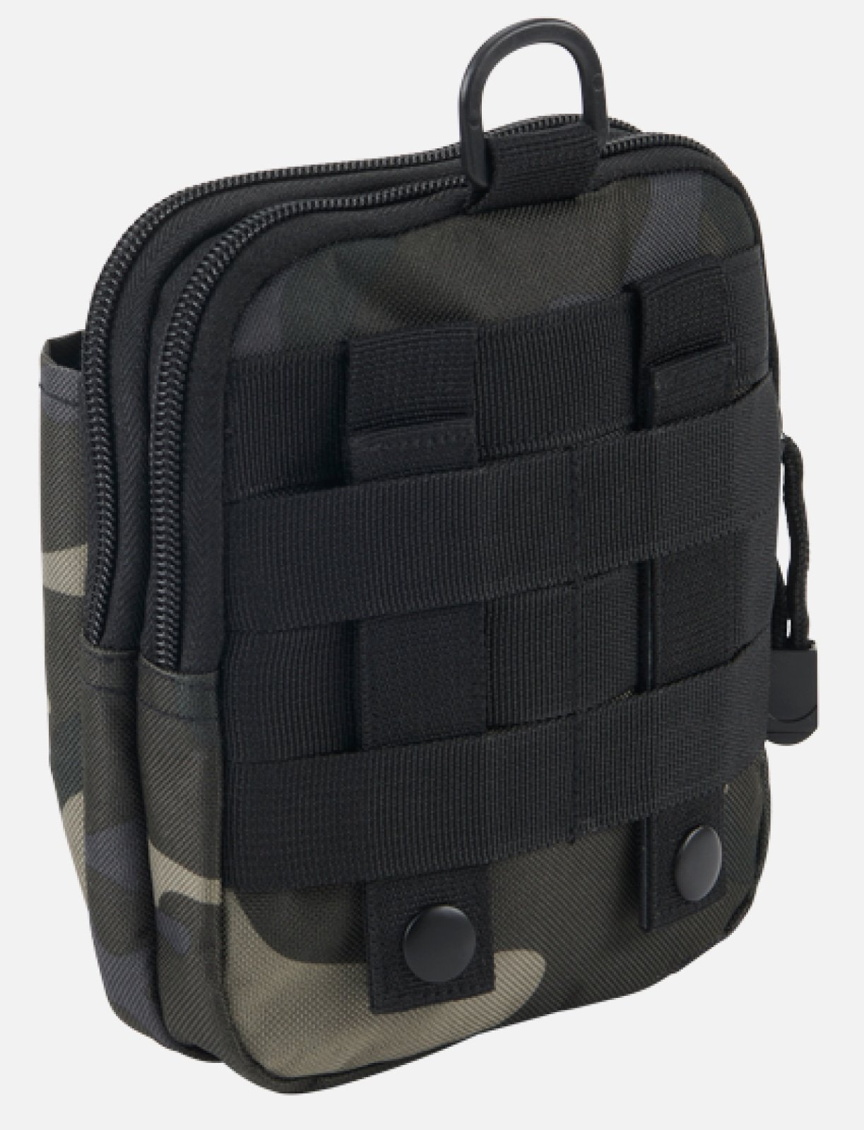 Molle Pouch Functional made from durable 600DEN polyester, featuring multiple compartments and PALS fastening loops for versatile attachment.