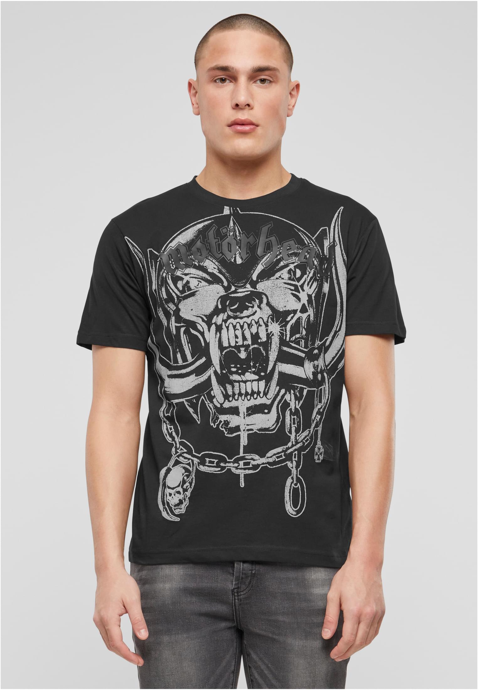 Motörhead T-Shirt featuring the Warpig print, made from 100% cotton, showcasing a bold and iconic design.