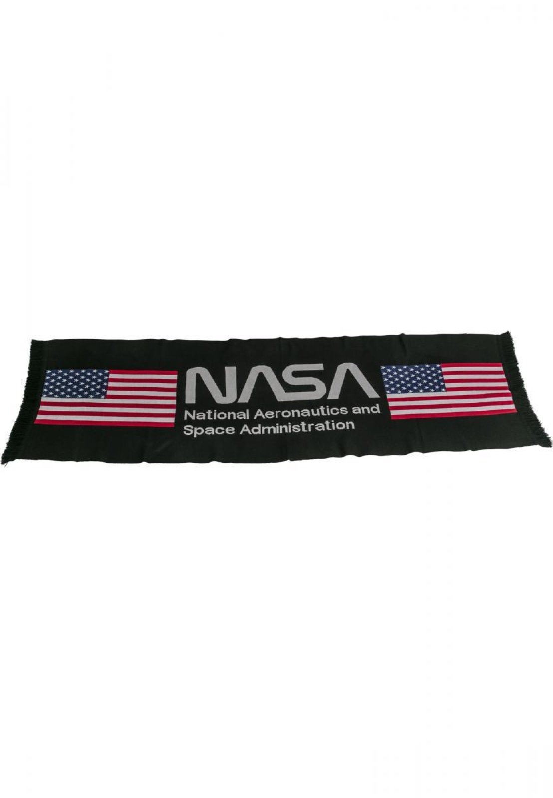 A cozy NASA Big Scarf made from 100% polyacryl, featuring the iconic NASA logo in a stylish design.