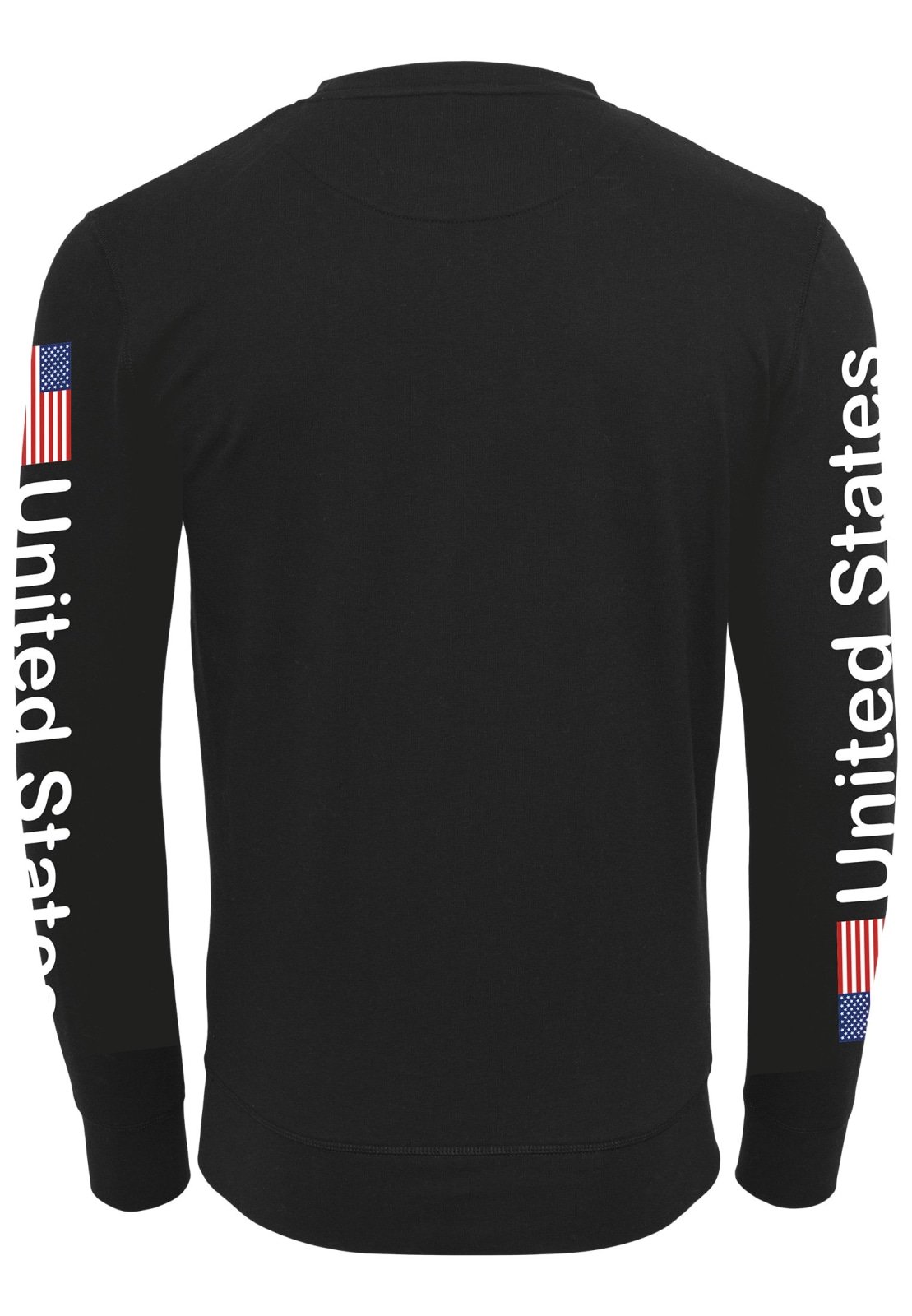 NASA United States Longsleeve crewneck shirt featuring a meaningful front and sleeve print, made from 100% cotton for comfort.