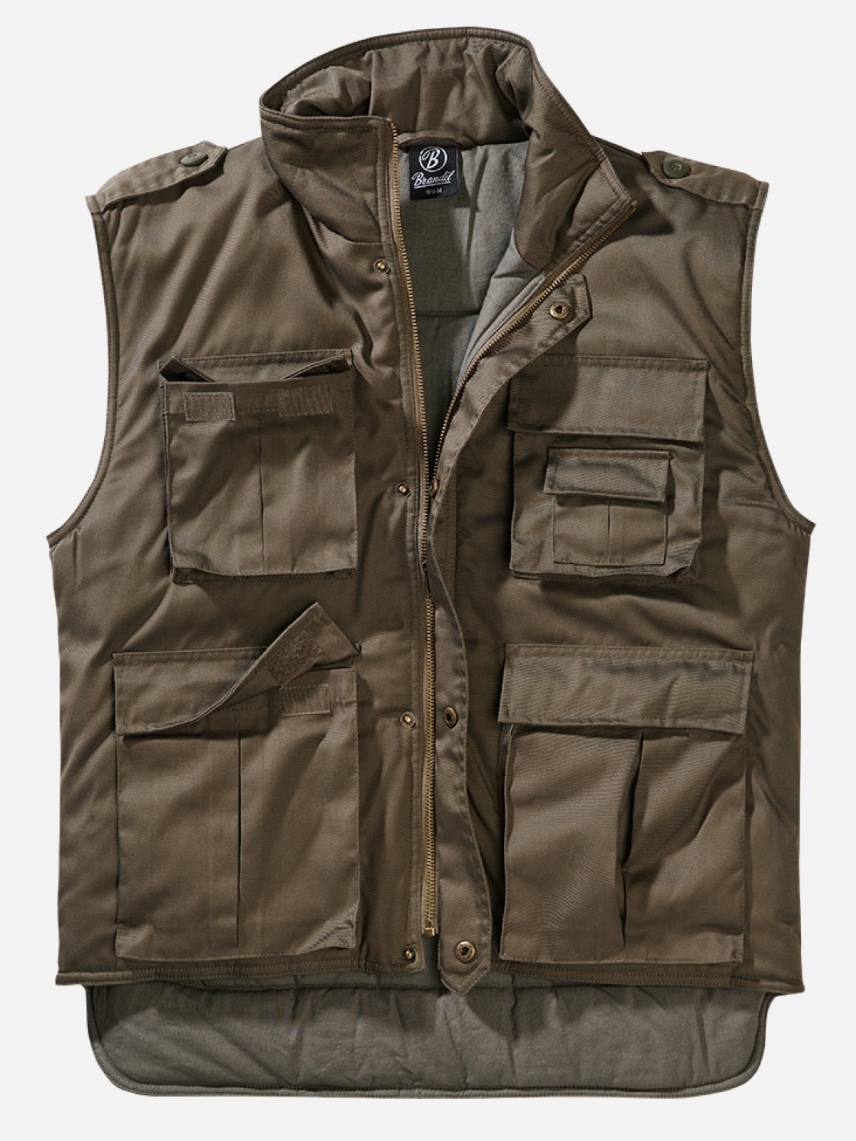 Ranger Tactical Vest featuring multiple pockets, robust metal zip, and comfortable cotton lining, ideal for outdoor activities.