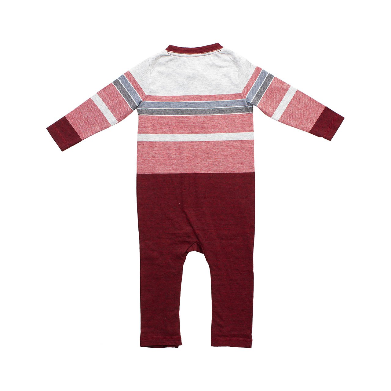 Rex Romper Baby in sophisticated colors, featuring long sleeves and eco-friendly fabric, perfect for little ones.