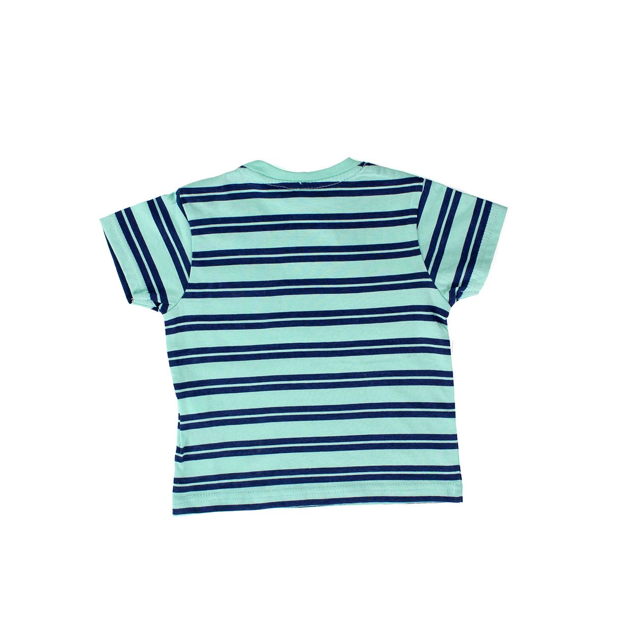 Light mint Rick Tee Baby made from eco-friendly materials, designed for comfort and style.