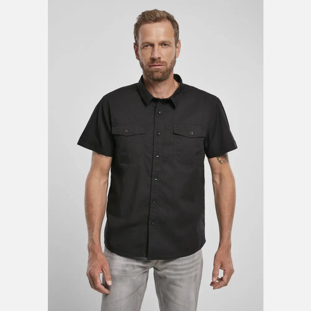 A stylish Roadstar Shirt made from 100% cotton, showcasing its soft texture and versatile design suitable for casual wear.