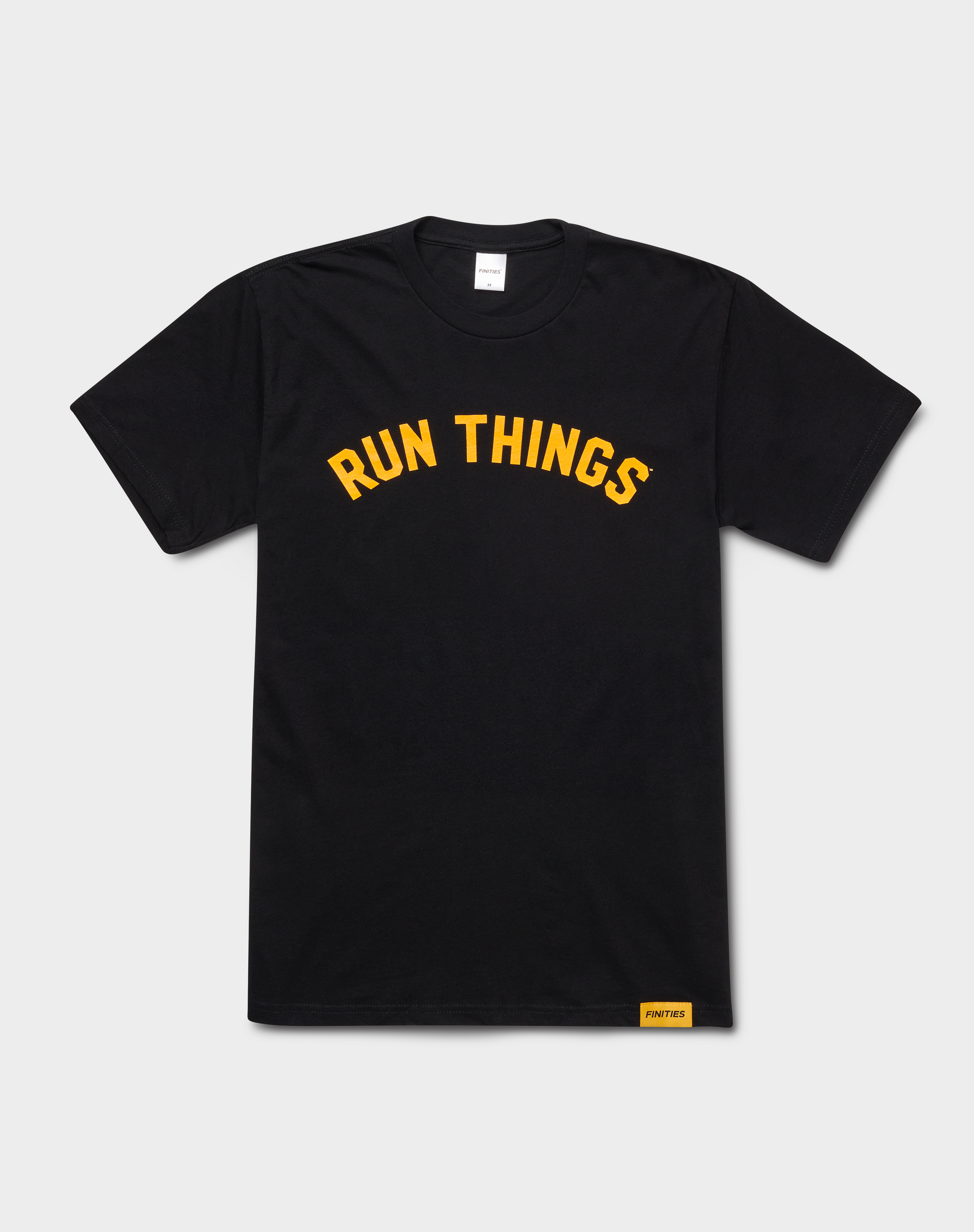 Men's Run Things® Arch T-Shirt made from 100% combed ringspun cotton featuring a stylish logo graphic.