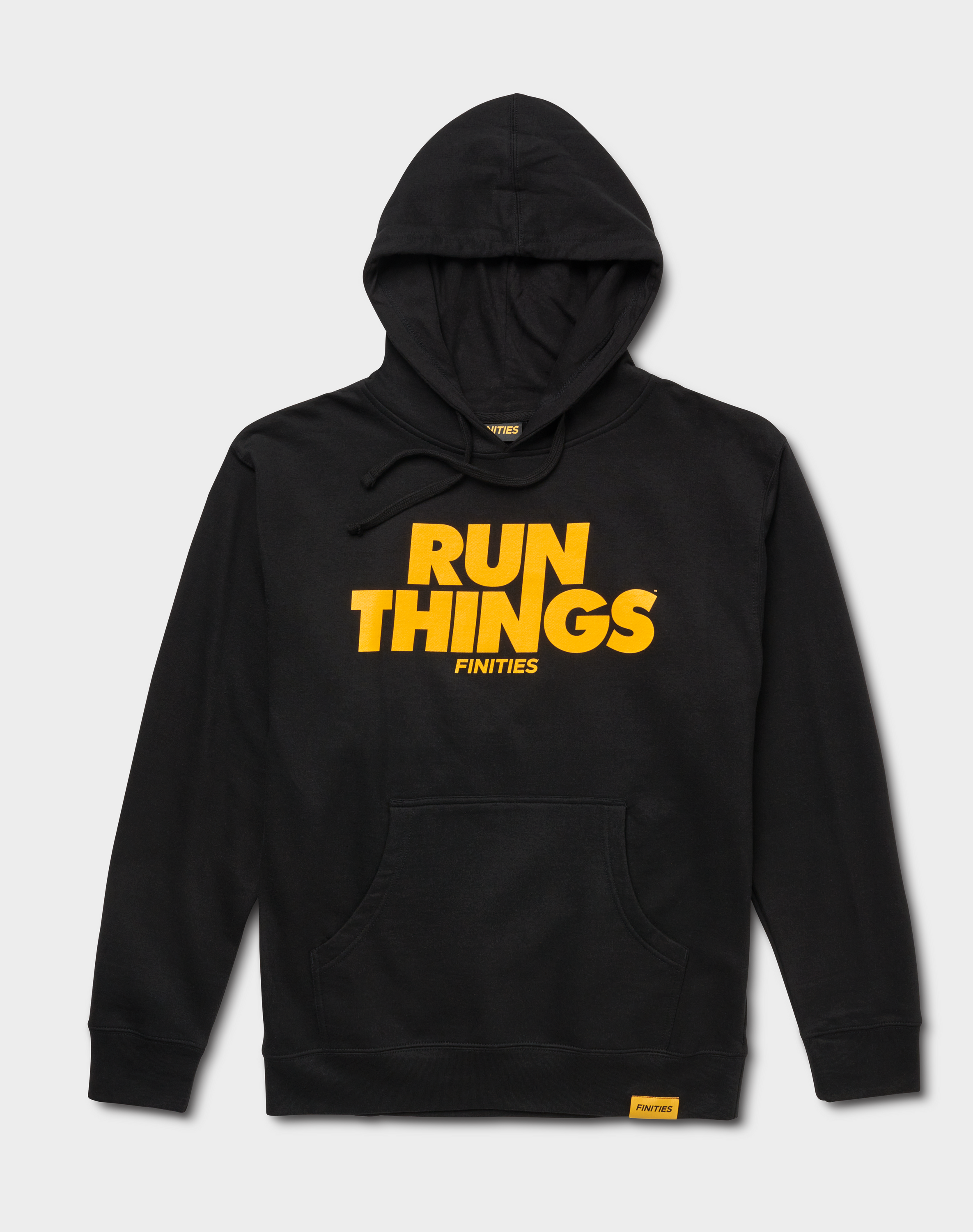 Men's Run Things® Logo Hoodie in premium fleece with screen print graphic, adjustable hood, and kangaroo pocket.