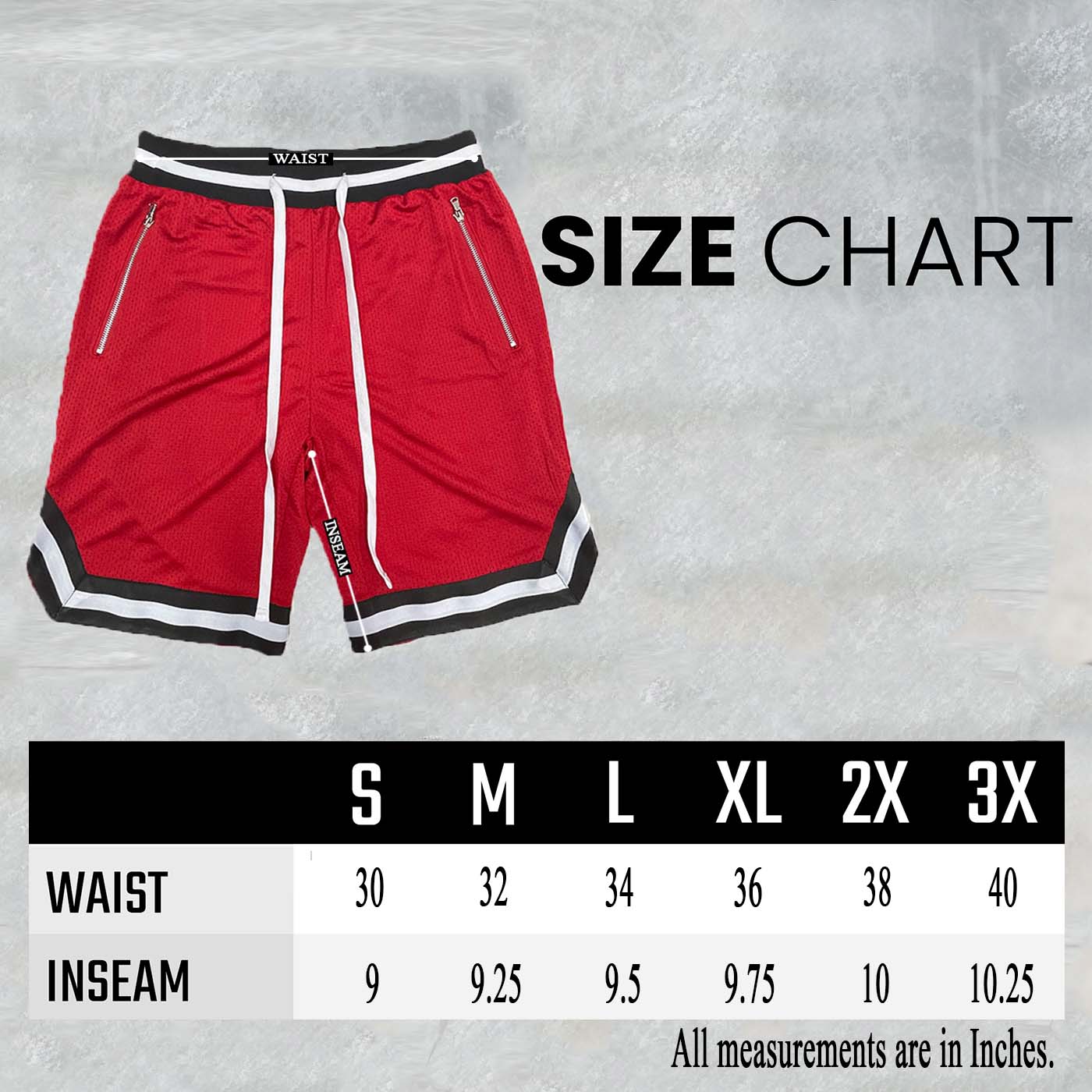 Solid Mesh Basketball Active Shorts featuring elastic waistband, drawstring, and zippered pockets in a stylish design.