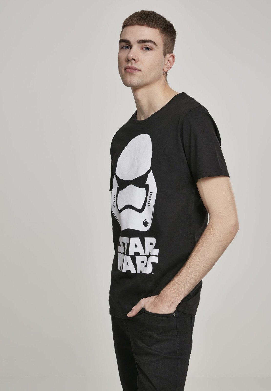 Star Wars Trooper T-Shirt made of 100% cotton, featuring a classic stormtrooper design.