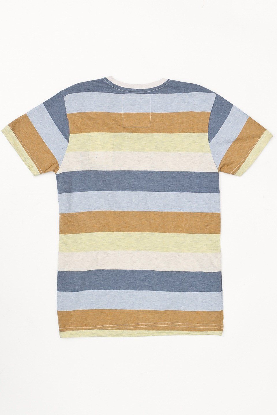 Stylish Stephan Tee for Boys featuring trendy stripes and a classic pocket design, made from 100% cotton.