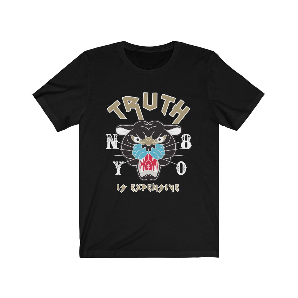 Truth is Expensive Graphic T-Shirt made from 100% soft cotton, featuring a bold vinyl print design.