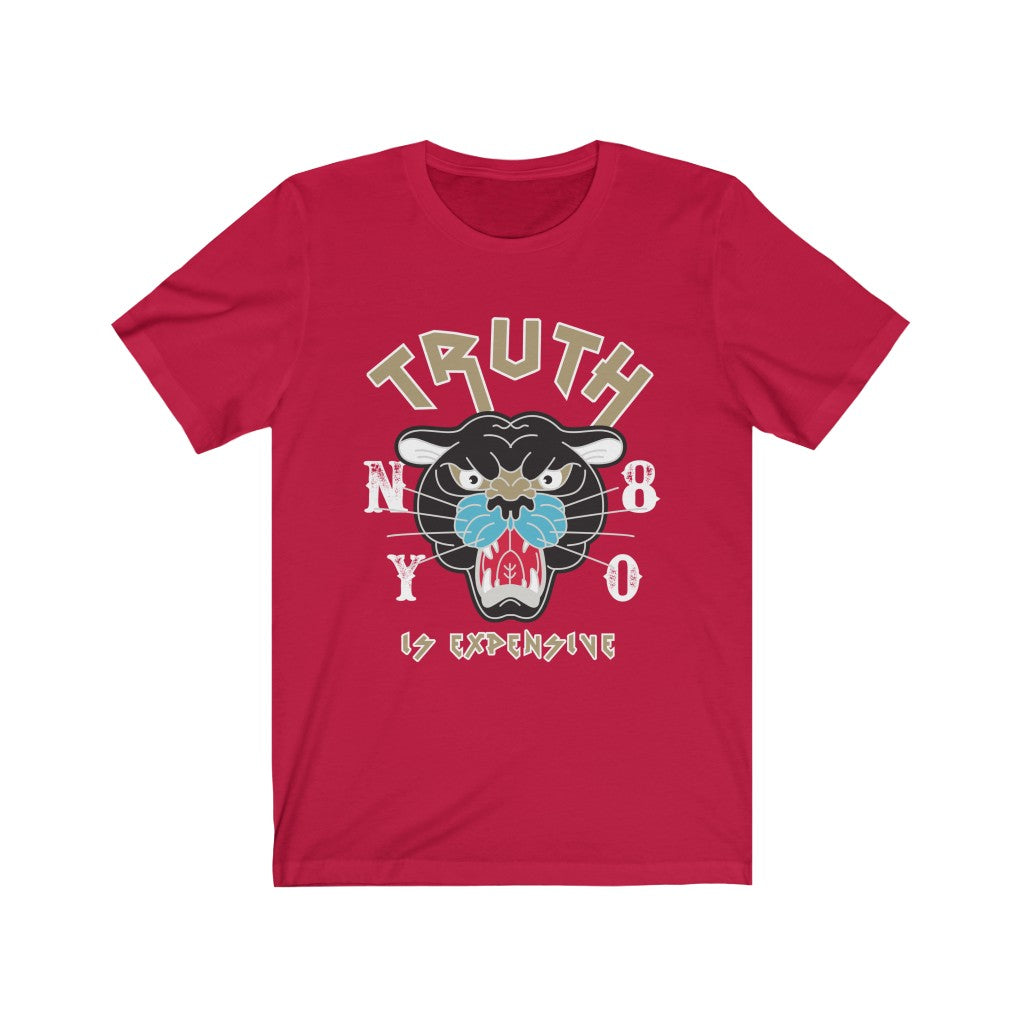 Truth is Expensive Graphic T-Shirt made from 100% soft cotton, featuring a bold vinyl print design.