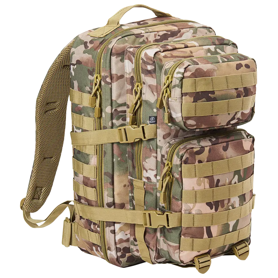 US Cooper Large 40L backpack featuring MOLLE system, padded straps, and organized front pocket.