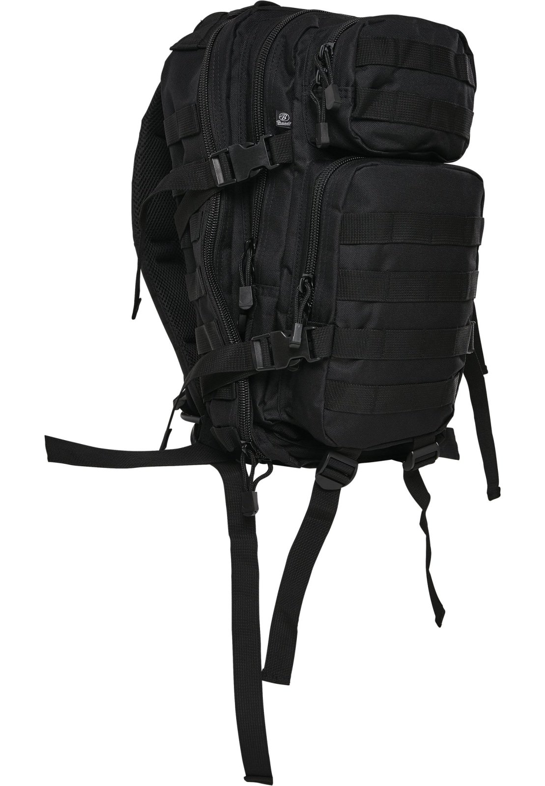 US Cooper Lasercut Medium backpack featuring a lasercut MOLLE system, padded shoulder straps, and adjustable waist strap in a tactical design.