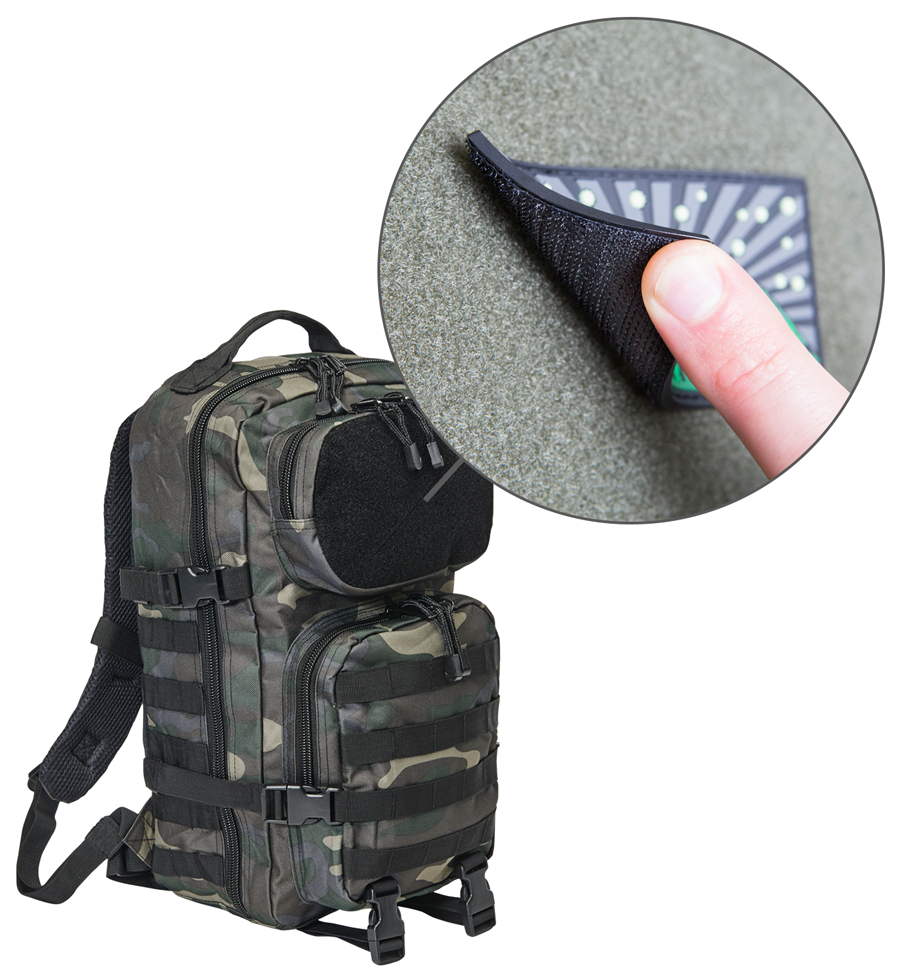 US Cooper Patch backpack featuring MOLLE system, padded straps, and spacious design.