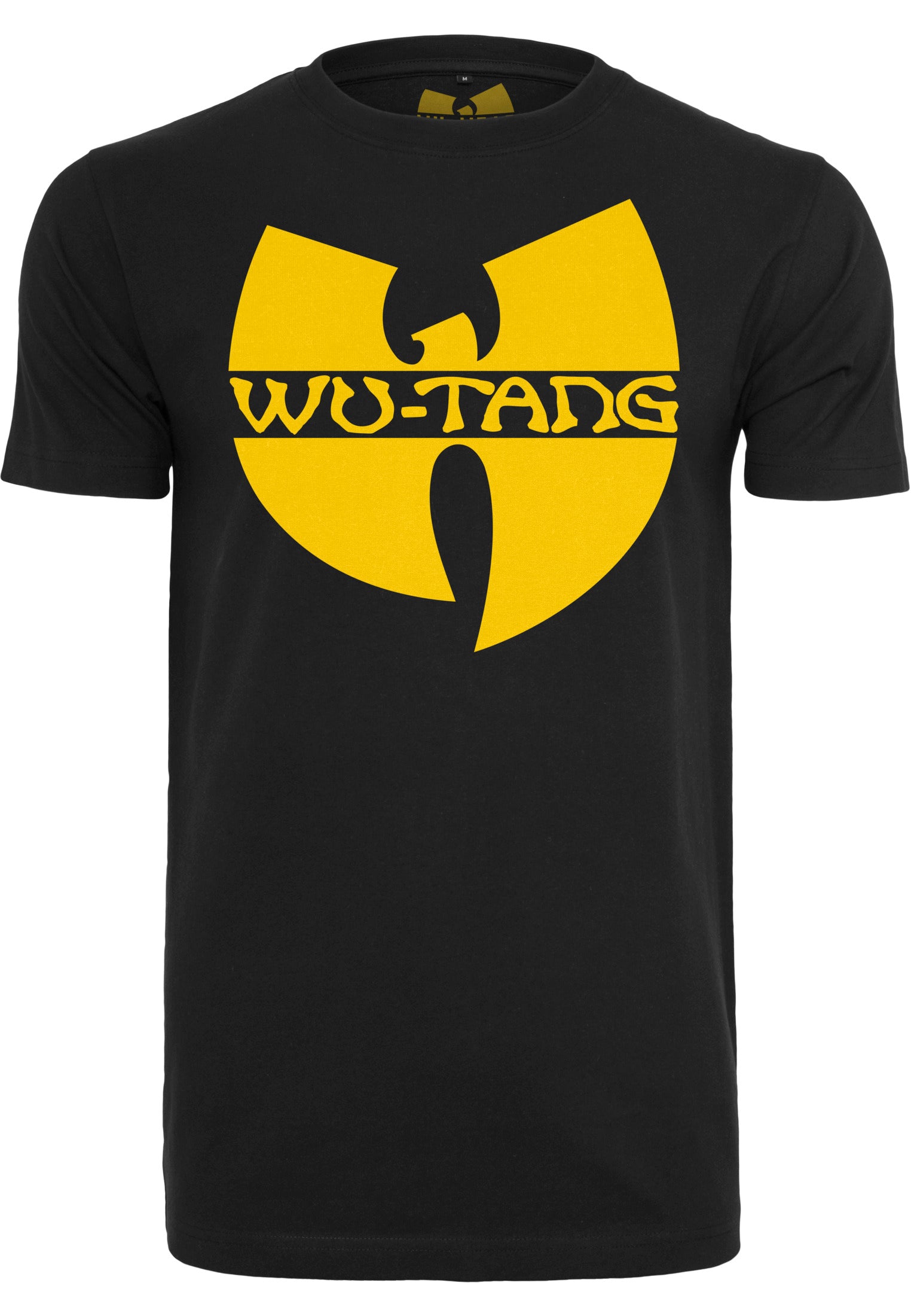 Wu-Wear Logo T-Shirt made of 100% cotton, featuring a bold logo design, available in various sizes.