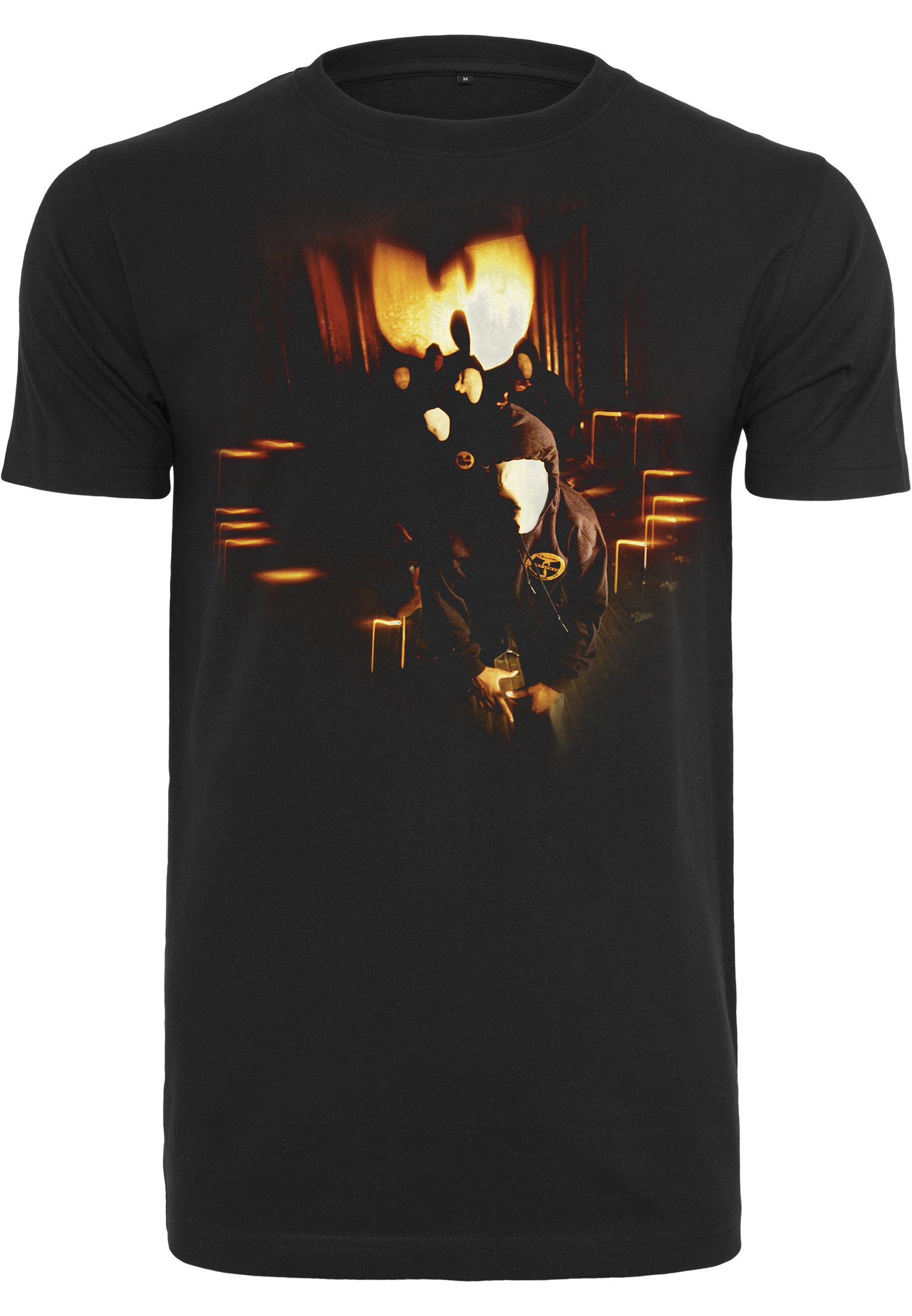 Wu-Wear Masks T-Shirt made of 100% cotton featuring bold graphics and a stylish design.