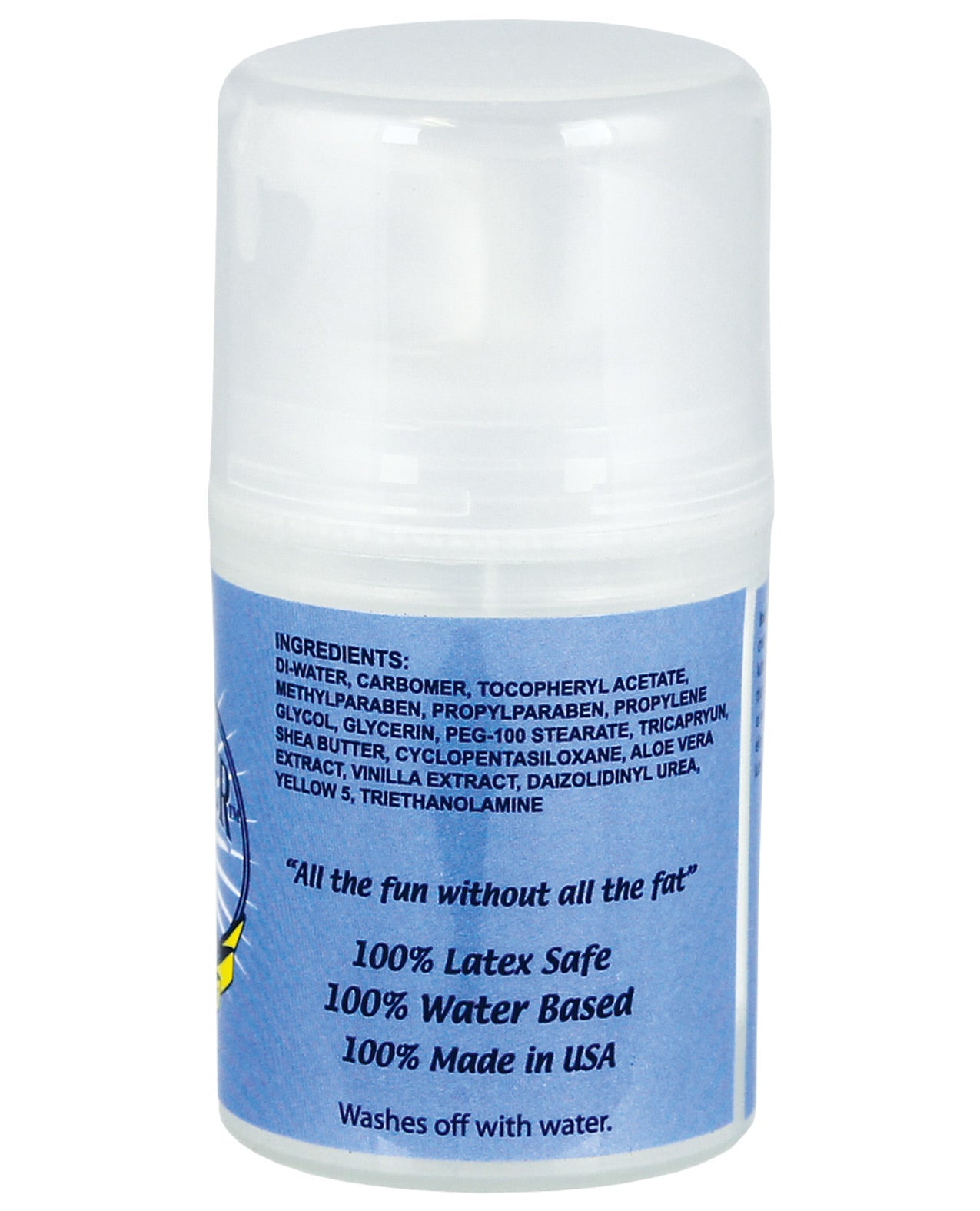 Boy Butter Ez Pump H2O 2 fl oz bottle with a sleek design, showcasing its water-based lubricant formula.