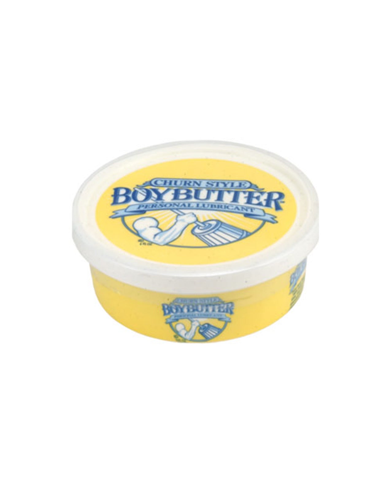 Boy Butter Original water-based lubricant bottle with a creamy texture, featuring Vitamin E and Shea Butter for enhanced intimacy.