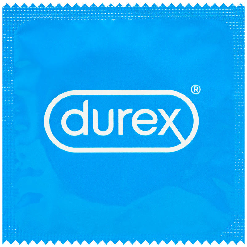 Durex Extra Safe condoms in packaging, showcasing their transparent and slightly thicker design for enhanced safety.