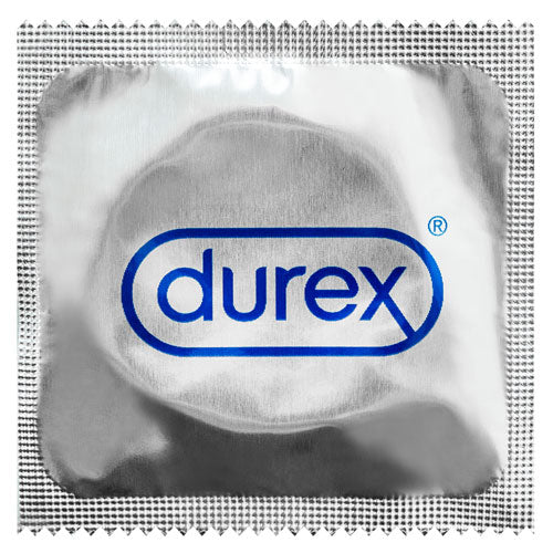 Durex Perfect Glide condoms in a sleek packaging, showcasing their transparent and unflavored design.