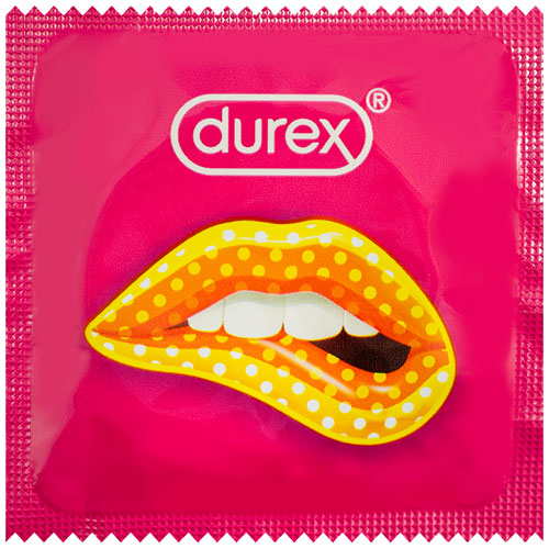 Durex Pleasuremax condoms featuring ribbed and dotted texture for enhanced stimulation, packaged in a sleek design.