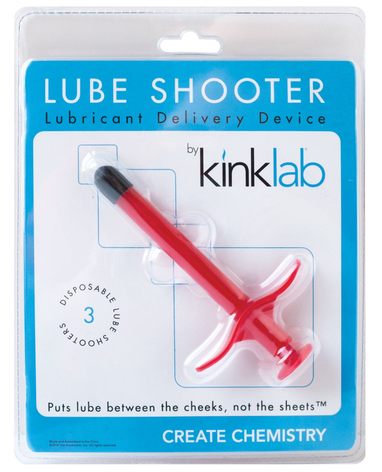 KinkLab Lube Shooter Red, an innovative tool for precise lubricant application, designed for mess-free intimate experiences.