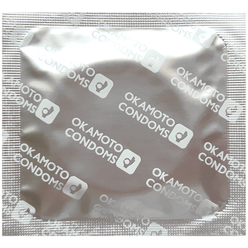 Okamoto Big Boy XL condoms in a clear packaging, showcasing their ultra-thin and larger design for enhanced comfort and sensitivity.