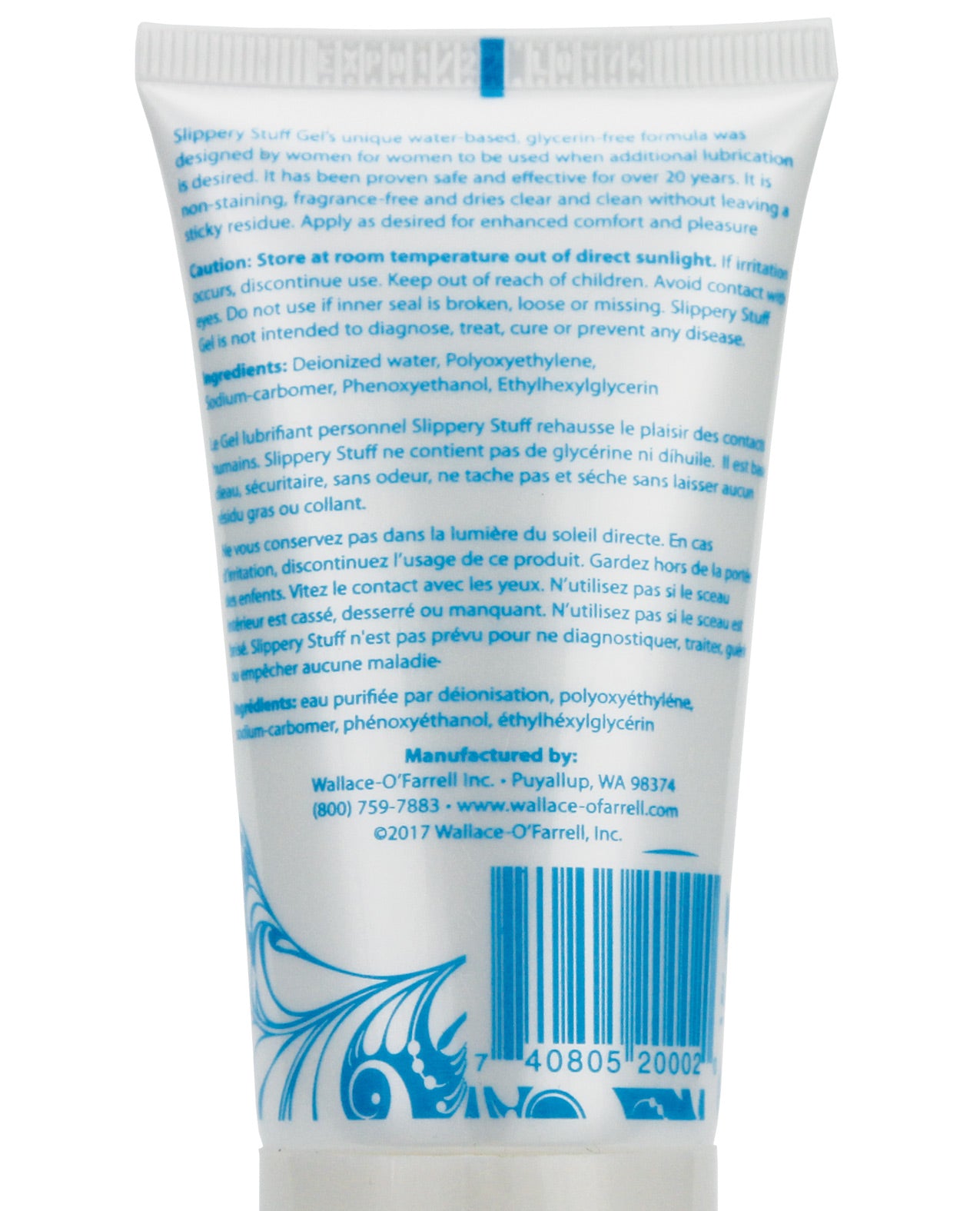 Slippery Stuff Gel Personal Lubricant in a sleek bottle, showcasing its water-based formula for enhanced pleasure.