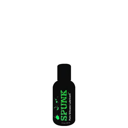 Spunk Pure Silicone Lubricant bottle with a sleek design, showcasing its high-quality silicone-based formula for enhanced intimacy.