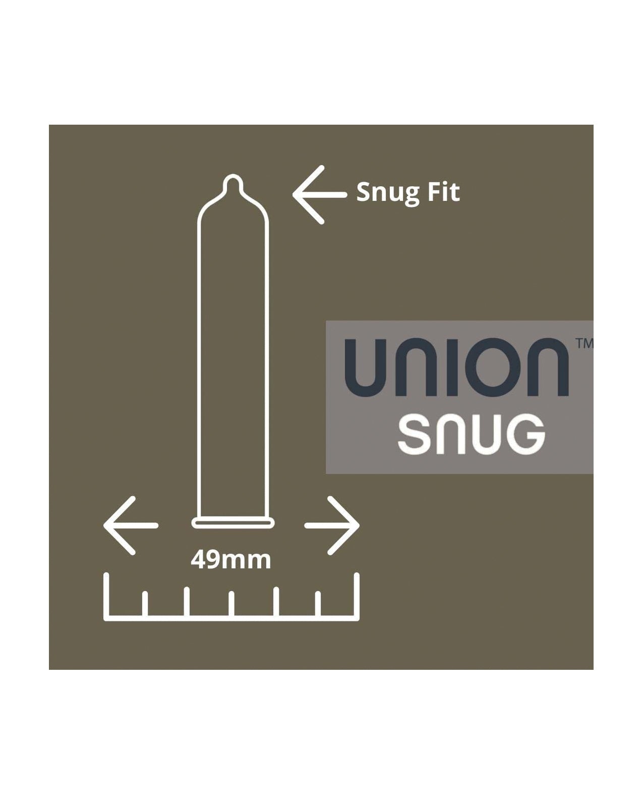 UNION SNUG PK12 condoms displayed in a sleek packaging, showcasing their ultra-thin design and snug fit for enhanced comfort.