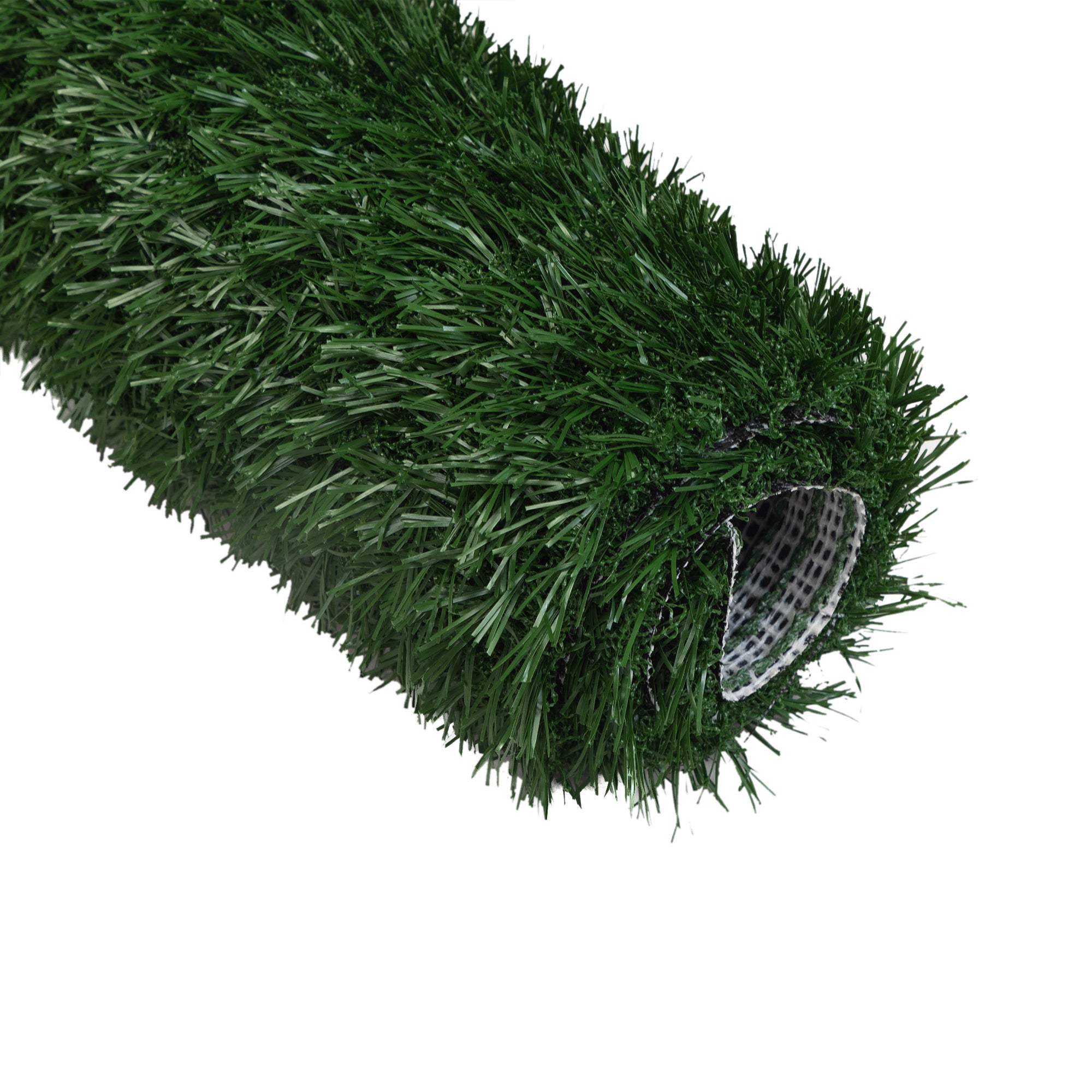 Two green dog grass mats designed for indoor potty training, made from durable PE material.