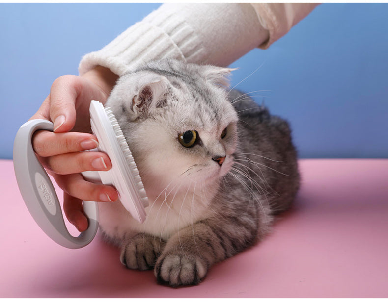 Cats Wool Pet Hair Deshedding Brush Set featuring a de-shedding brush, de-matting tool, and regular comb for effective grooming.