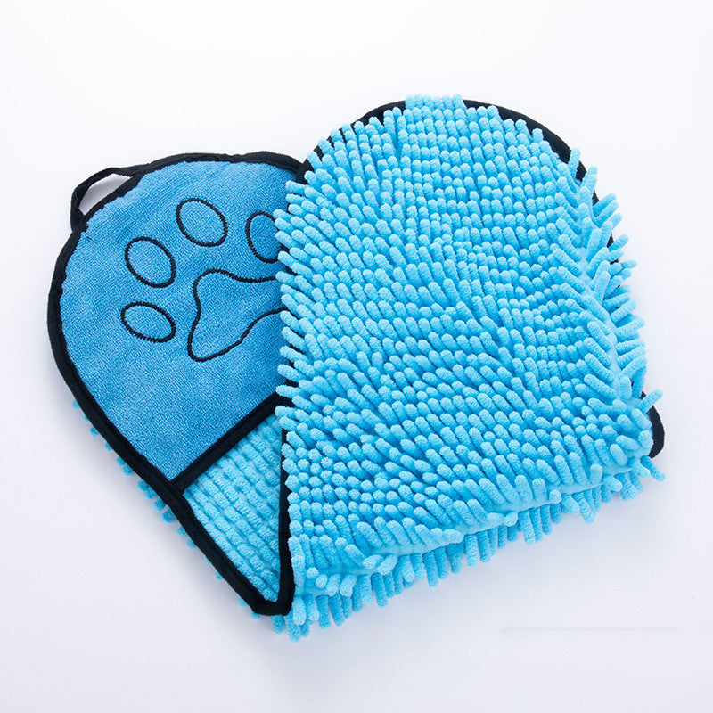 Quick-drying cat bath towel in various colors, designed for efficient pet drying after baths.