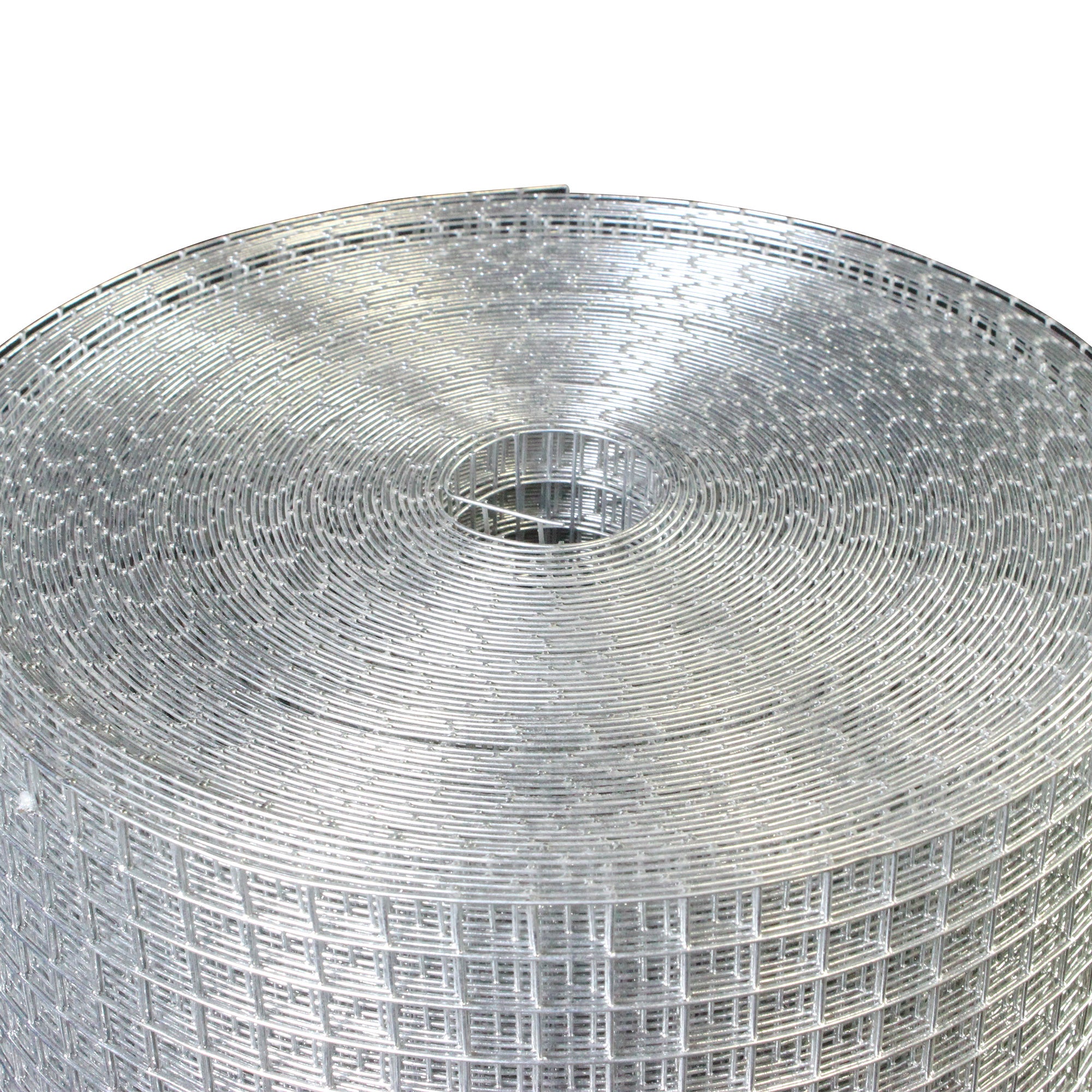 36inx100ft 1/4 in 23 Gauge hardware cloth roll, showcasing its galvanized steel mesh design for fencing and gardening applications.