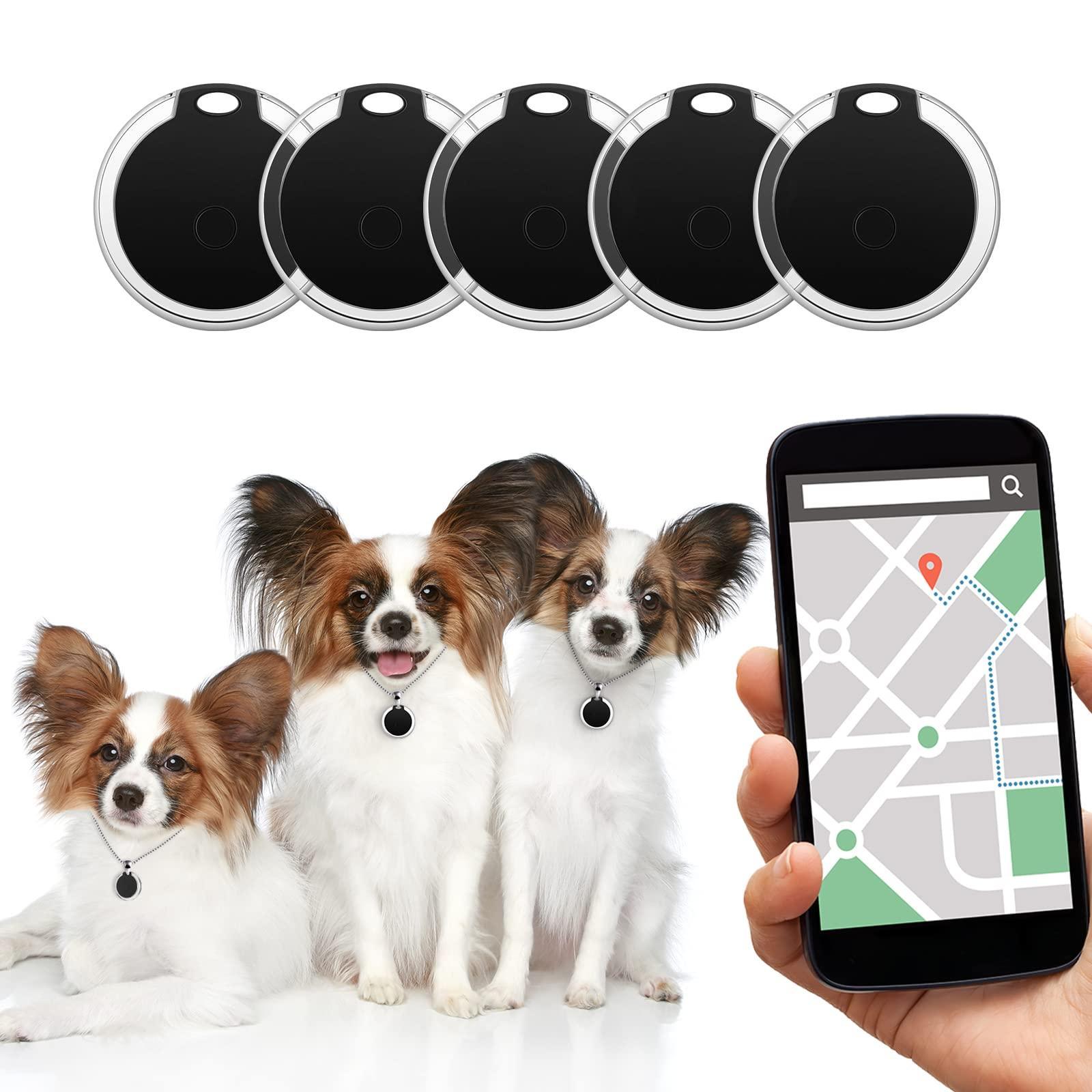 Bluetooth 4.0 Smart positioning anti-loss device in a sleek design, ideal for tracking pets, keys, and wallets.