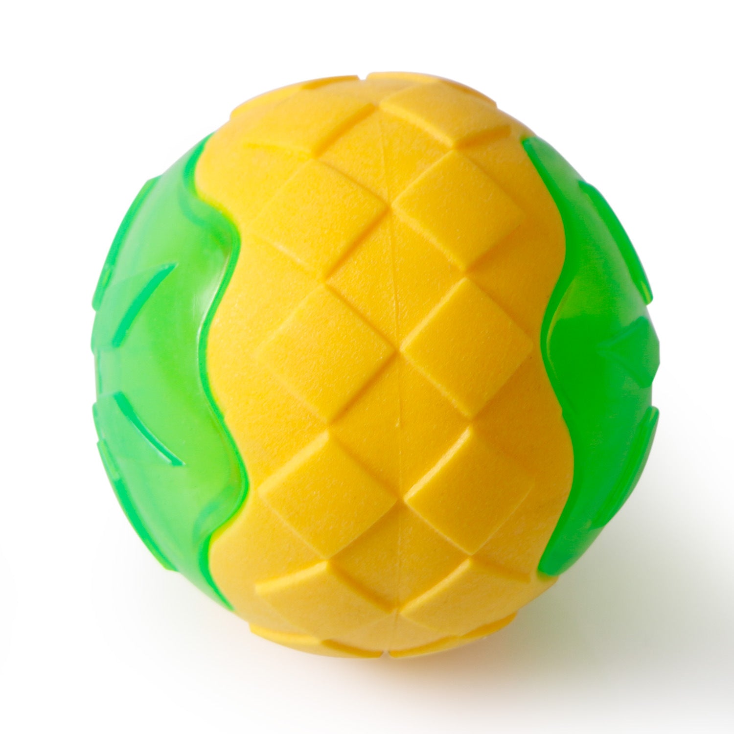 A colorful Dog Toy Ball made of TPR, featuring a glowing design and audible sound, perfect for engaging play and dental health.