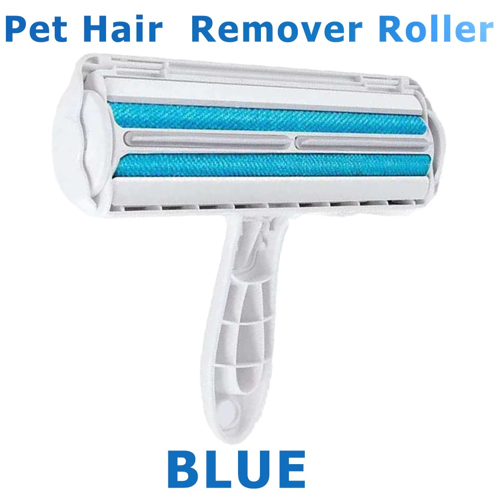 Pet Hair Roller Remover Lint Brush designed for easy hair removal from pets, featuring a reusable design and durable materials.