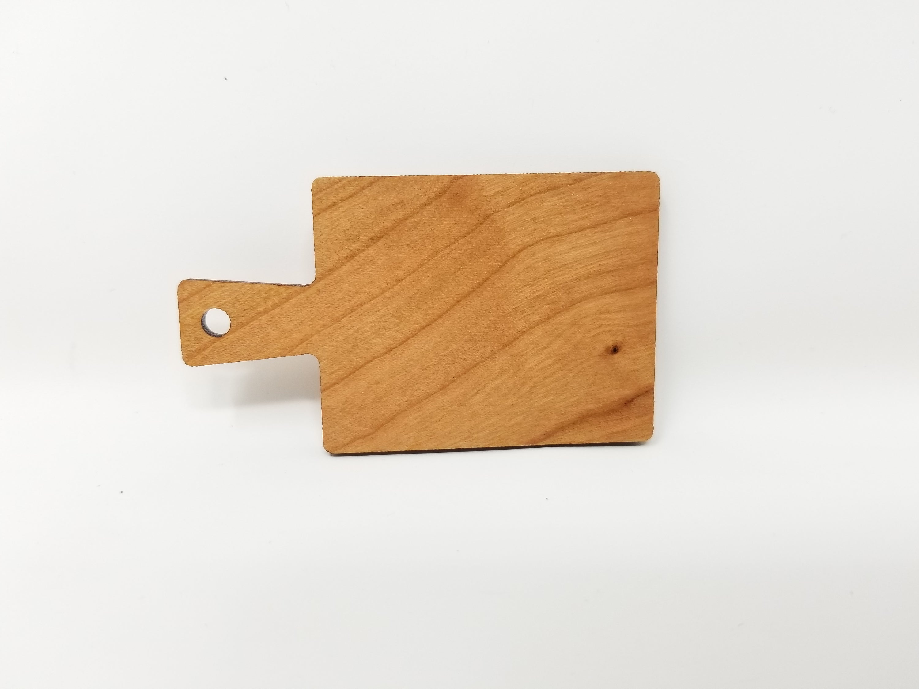 Mini Horn Book made from Alder hardwood, measuring 2 3/4" x 1 1/2", showcasing its educational design.