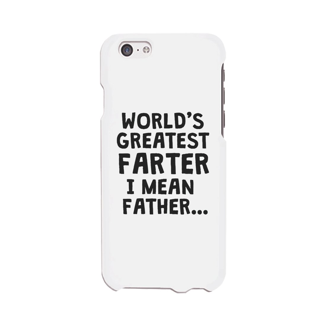 Farter I Mean Father Case featuring a humorous design for Father's Day, made of durable hard plastic with a scratch-resistant coating.