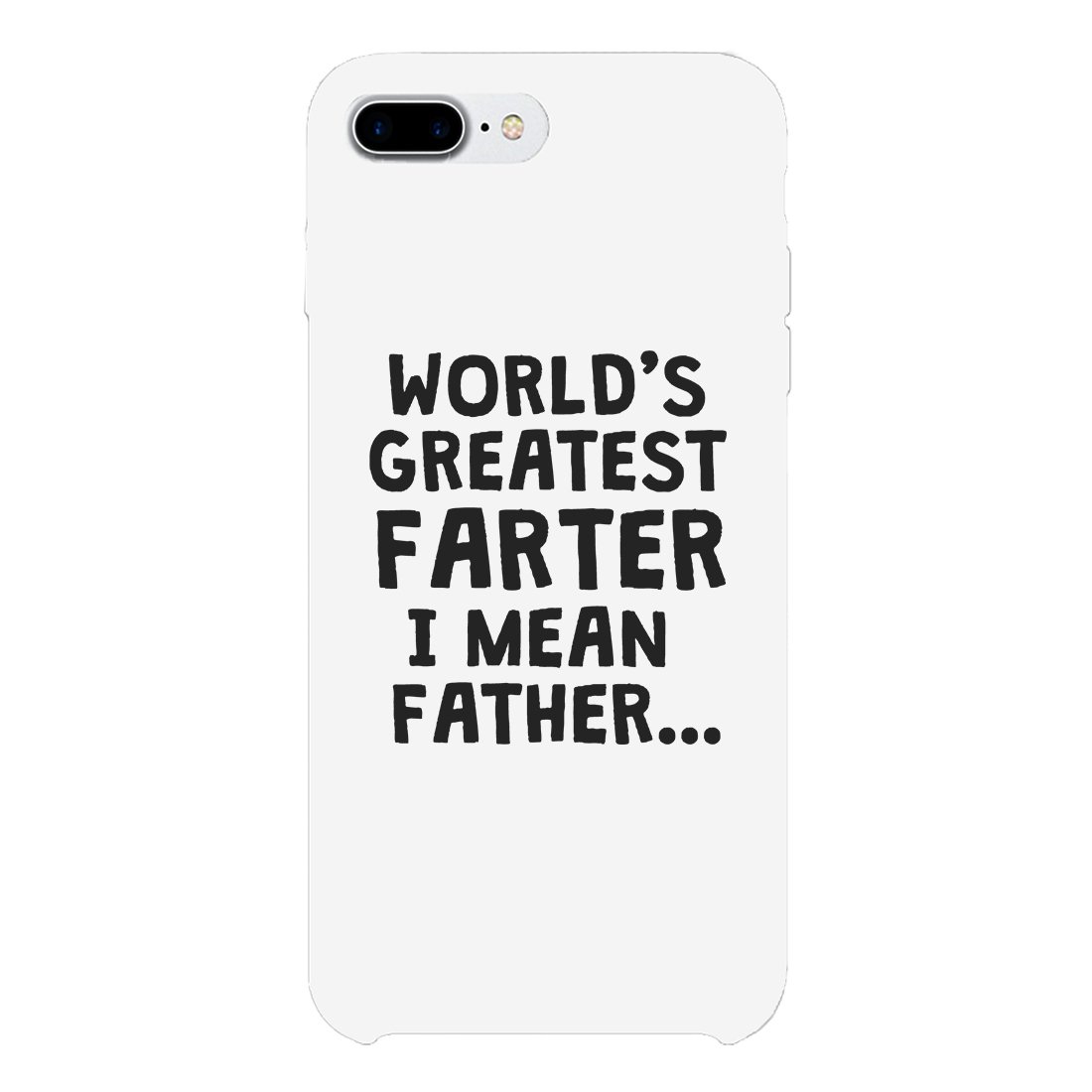 Farter I Mean Father Case featuring a humorous design for Father's Day, made of durable hard plastic with a scratch-resistant coating.